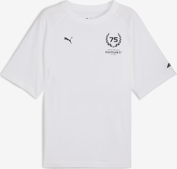 PUMA Performance shirt 'F1 75yrs' in White: front
