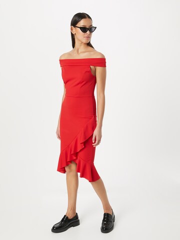 Robe de cocktail WAL G. en rouge