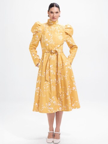 RainSisters Übergangsmantel 'Baloon-Style Sleeves' in Gelb