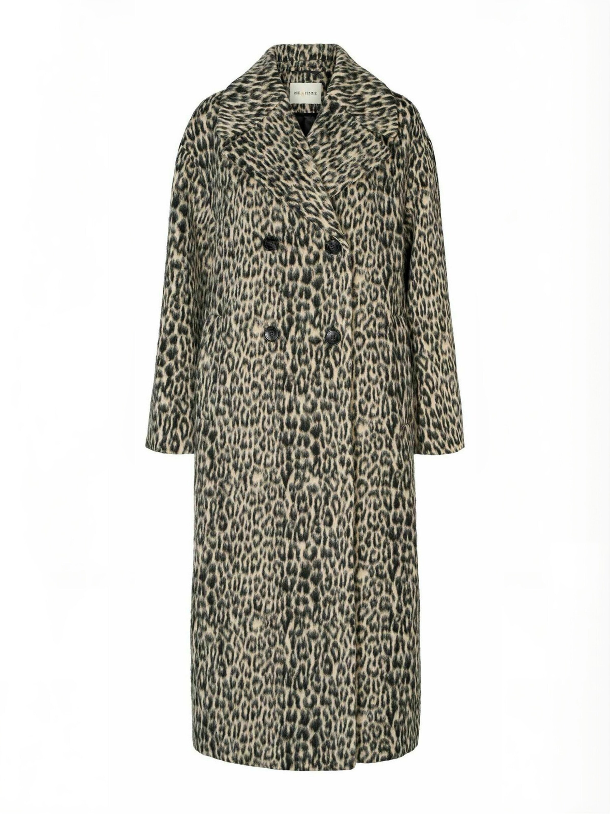Manteau mi-saison ' Kanza ' RUE de FEMME en noir : devant