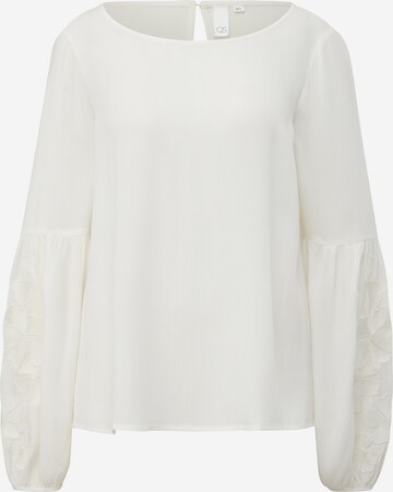 QS Blouse in Beige: voorkant