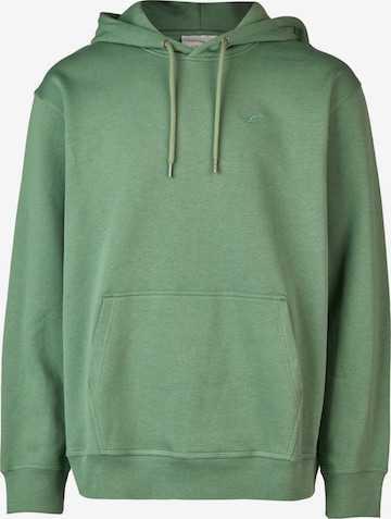 Cleptomanicx Kapuzensweat 'Ligull Boxy' in Grün: Vorderseite