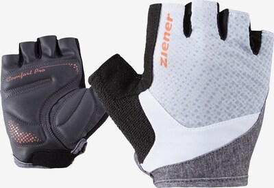 ZIENER Fahrrad-Handschuhe 'Cendal' in graumeliert / schwarz / weiß, Produktansicht