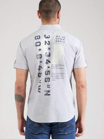 CAMP DAVID Slim fit Overhemd in Blauw: voorkant