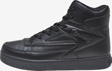 Sneaker alta 'Rebound' di Ewing in nero: frontale