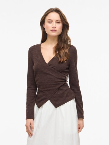 VILA - Camiseta 'VIAnni' en marrón: frente