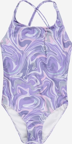 KIDS ONLY Swimsuit 'Caroline' in Purple: front