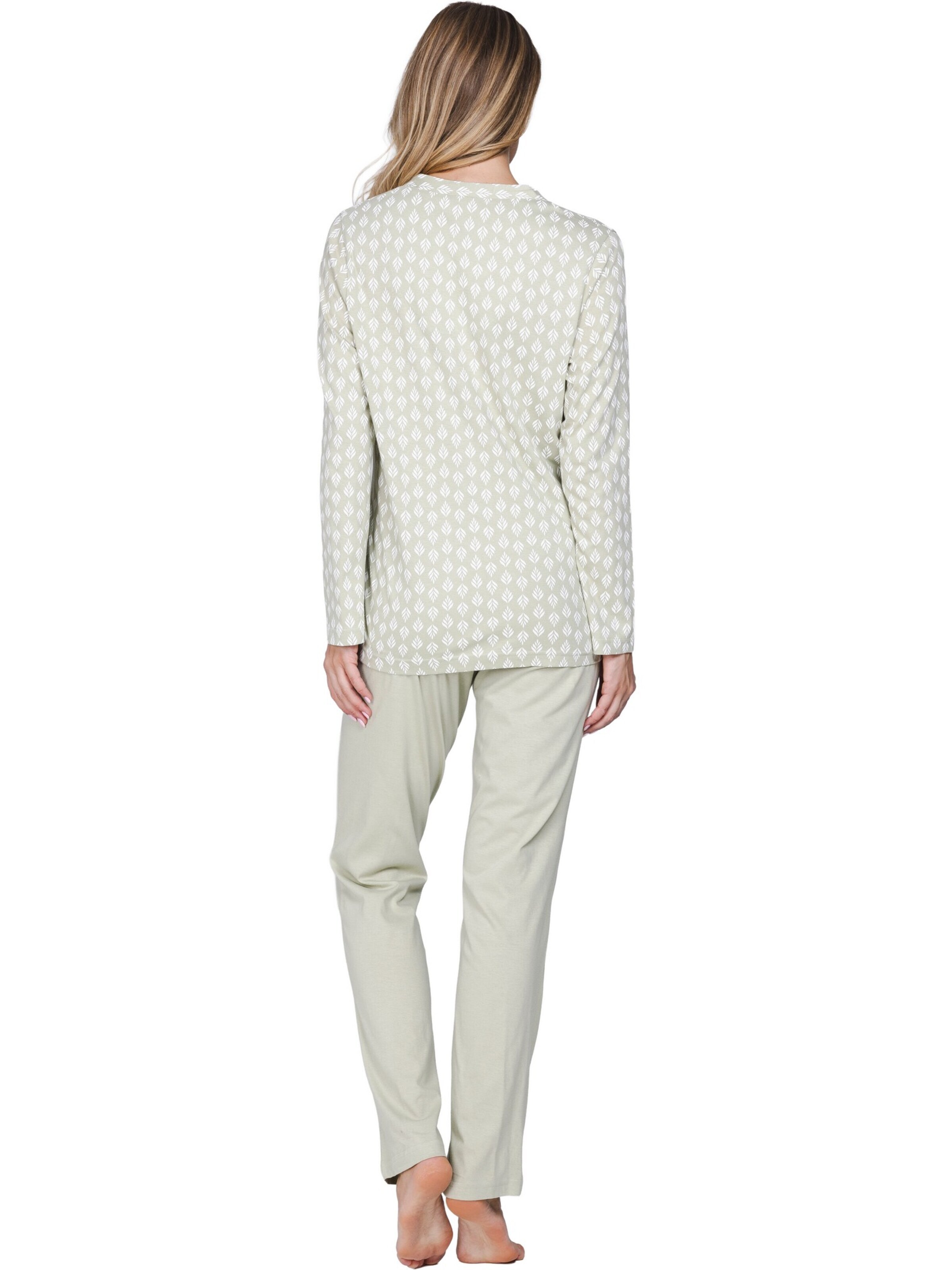 Pastunette Pyjama 'Sage Serenity'‌‌‌‌‌‌ in Grün