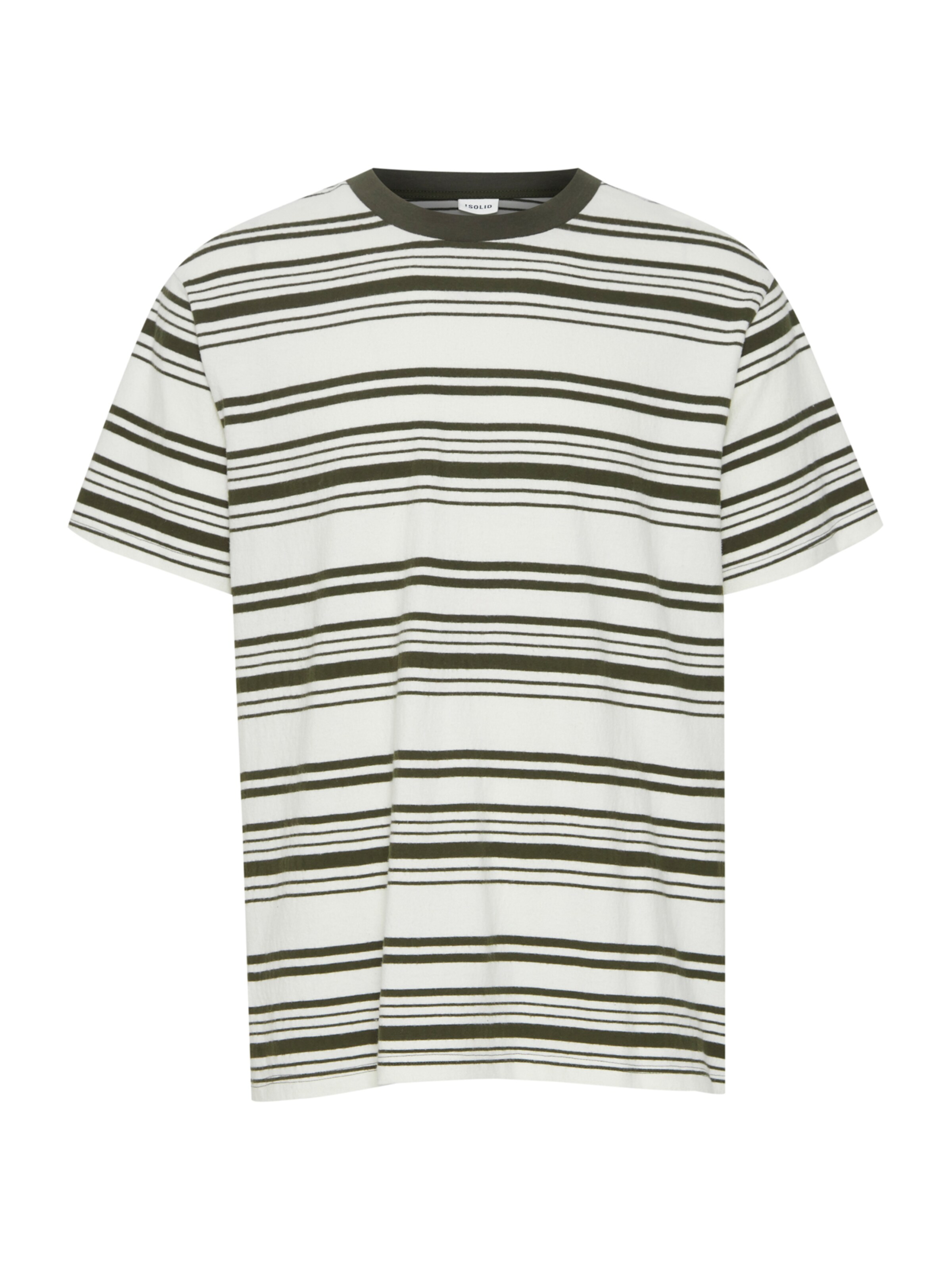 T-Shirt 'Haco' !Solid en vert : devant