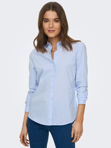 JDY Petite Blouse 'MIO' in Blue: front