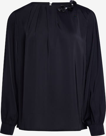 usha BLACK LABEL - Blusa en negro: frente