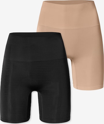 Pantalon modelant ' Seamless Contouring ' SCHIESSER en beige : devant