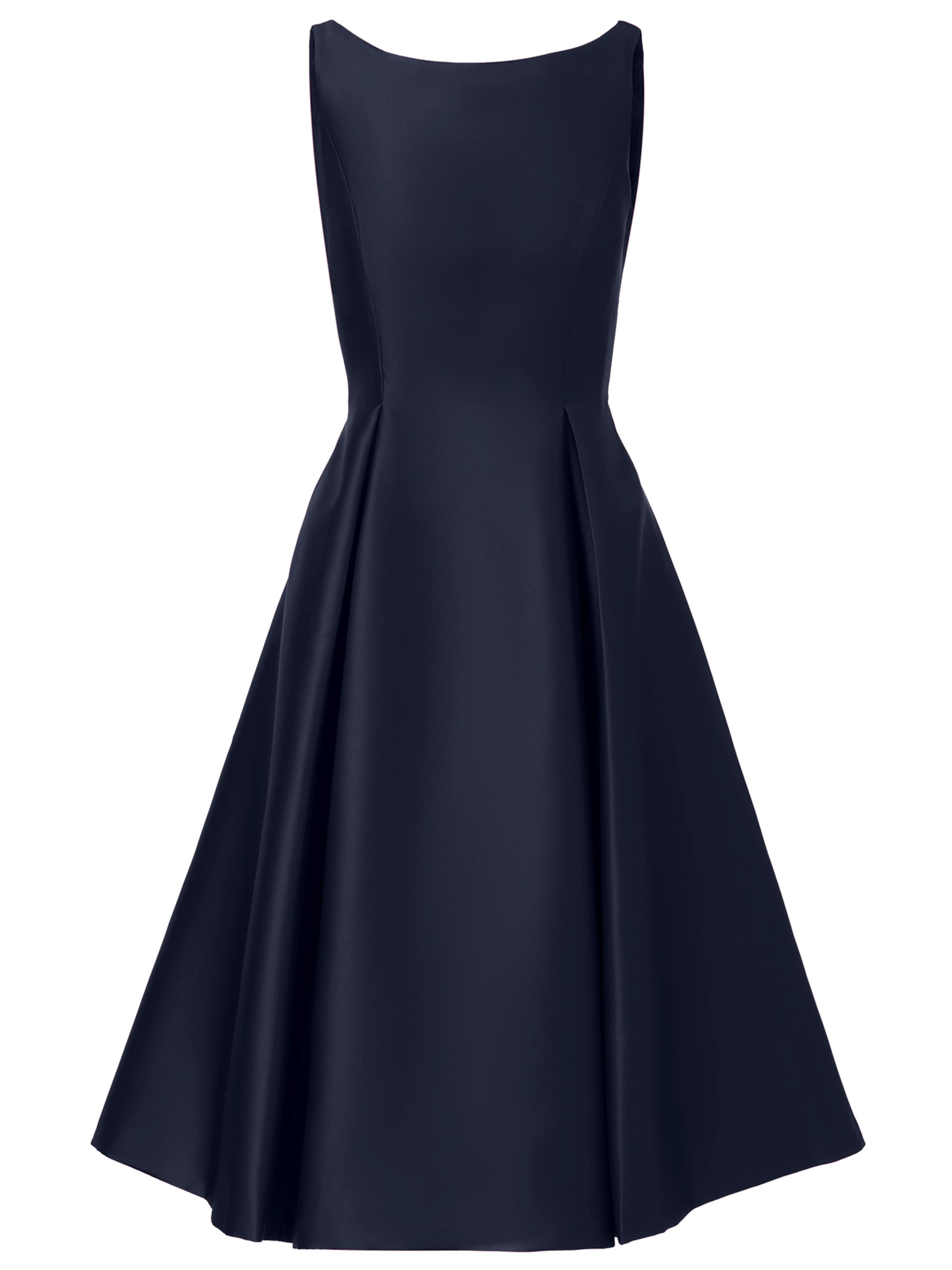 Adrianna Papell Cocktail Dress 'Sleeveless Tea Length Dress' in Blue: front