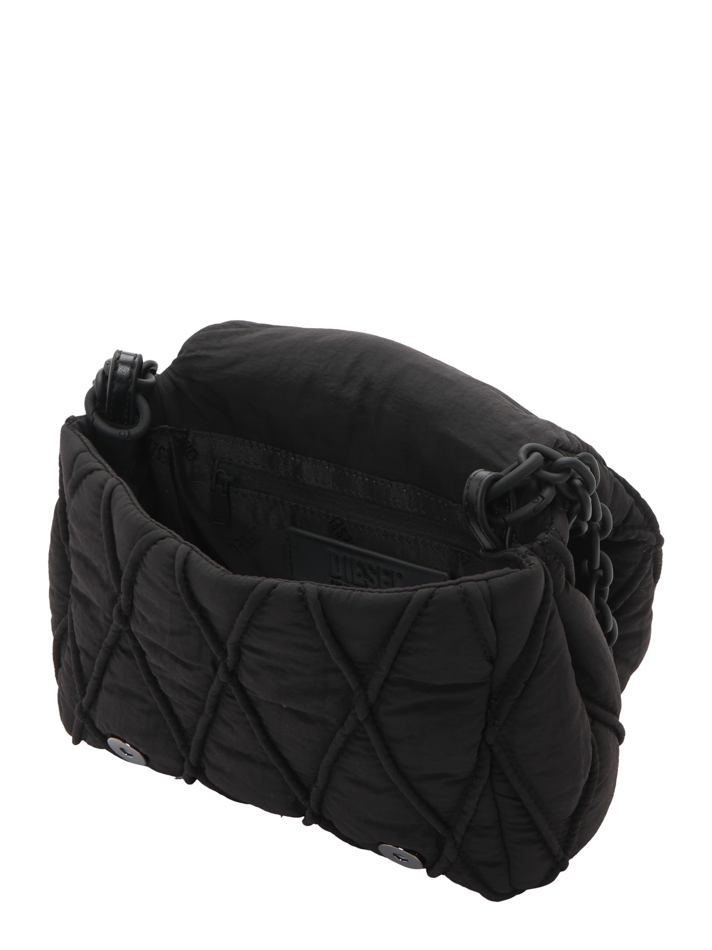 DIESEL - Mala de ombro 'CHARM-D' em preto