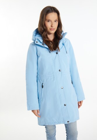 Manteau d’hiver 'Fenia' usha BLUE LABEL en bleu : devant