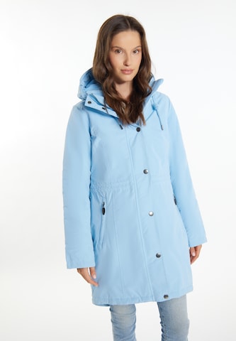 usha BLUE LABEL Winter coat 'Fenia' in Blue: front