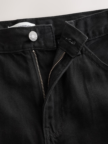 Wide leg Jeans de la Next pe negru