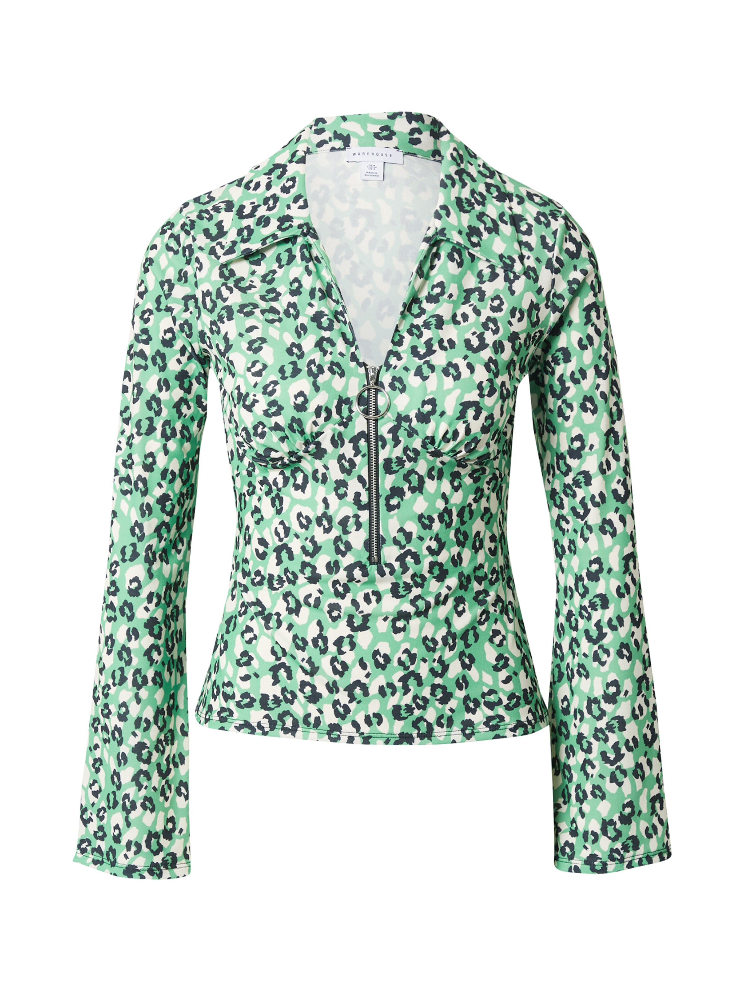 Warehouse Μπλουζάκι σε πράσινο: μπροστά