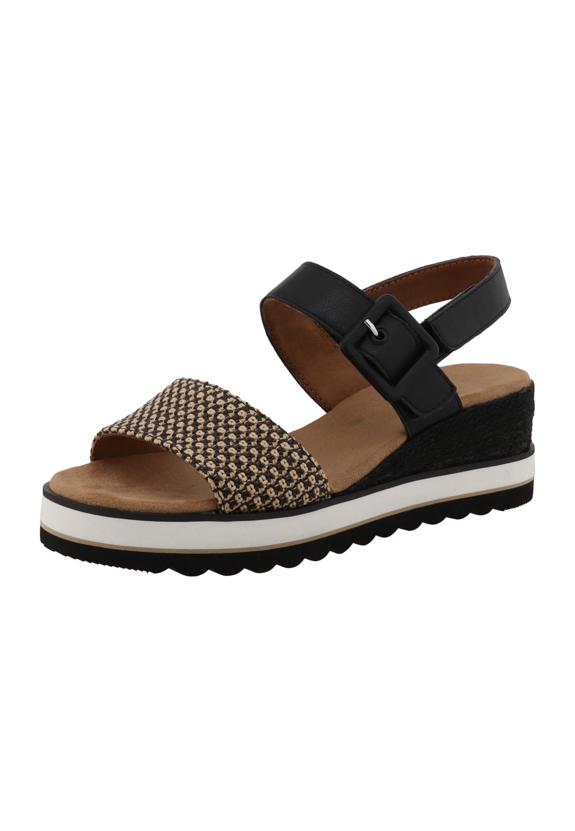 TOM TAILOR Sandale in Schwarz: Vorderseite