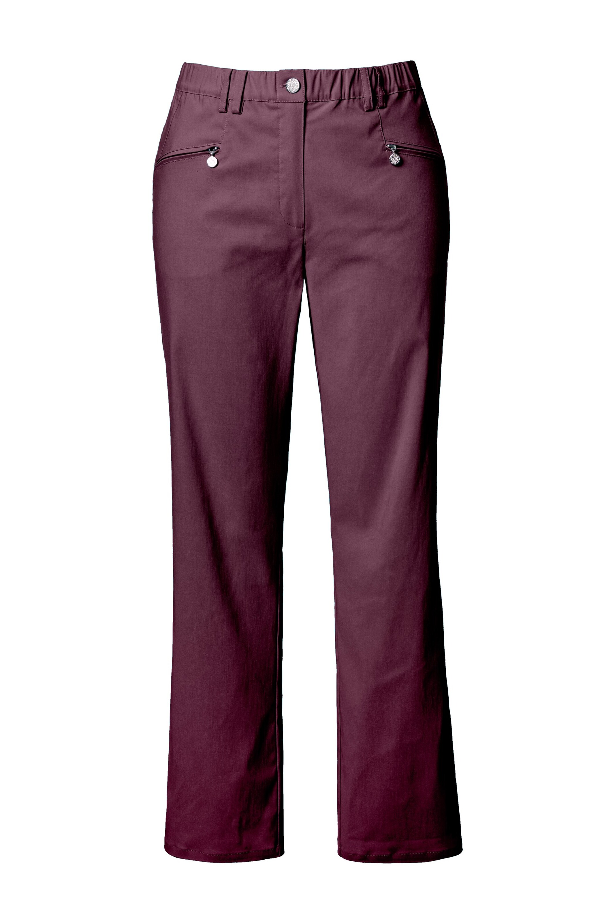 Ulla Popken Broek in Lila: voorkant