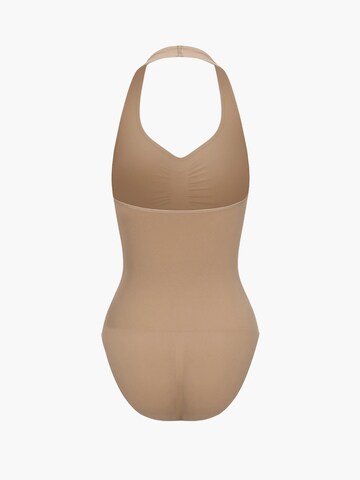 Body modelant 'Neckholder Bodysuit mit Slip' cfab (formerly creamy fabrics) en beige