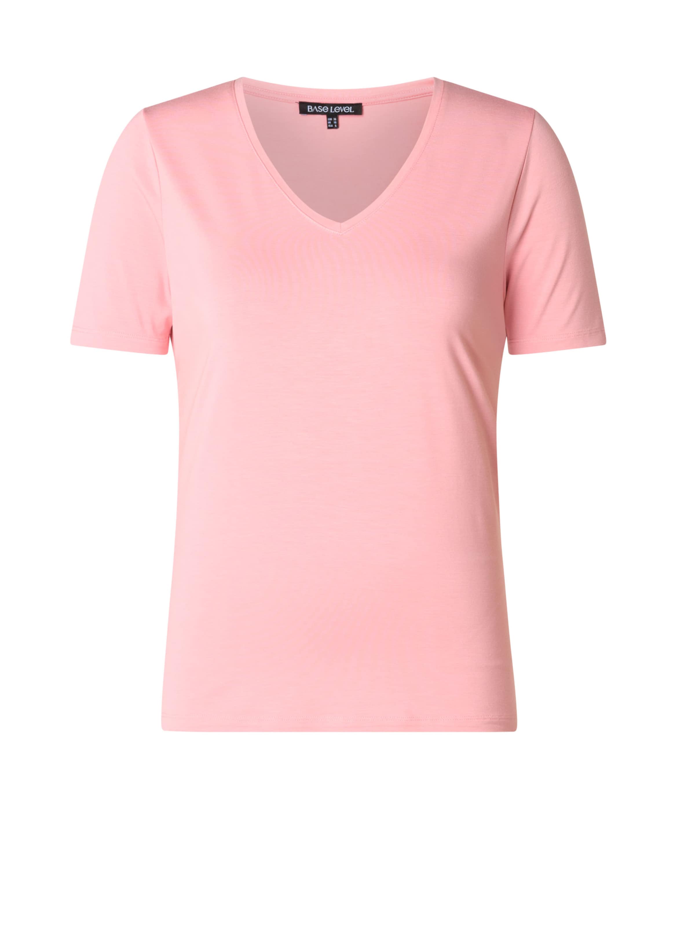 BASE LEVEL T-Shirt in Pink: Vorderseite