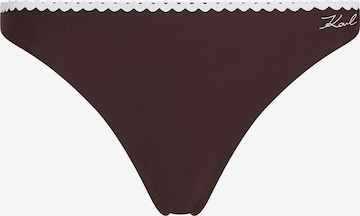 Karl Lagerfeld Bikinihousut värissä ruskea: etupuoli