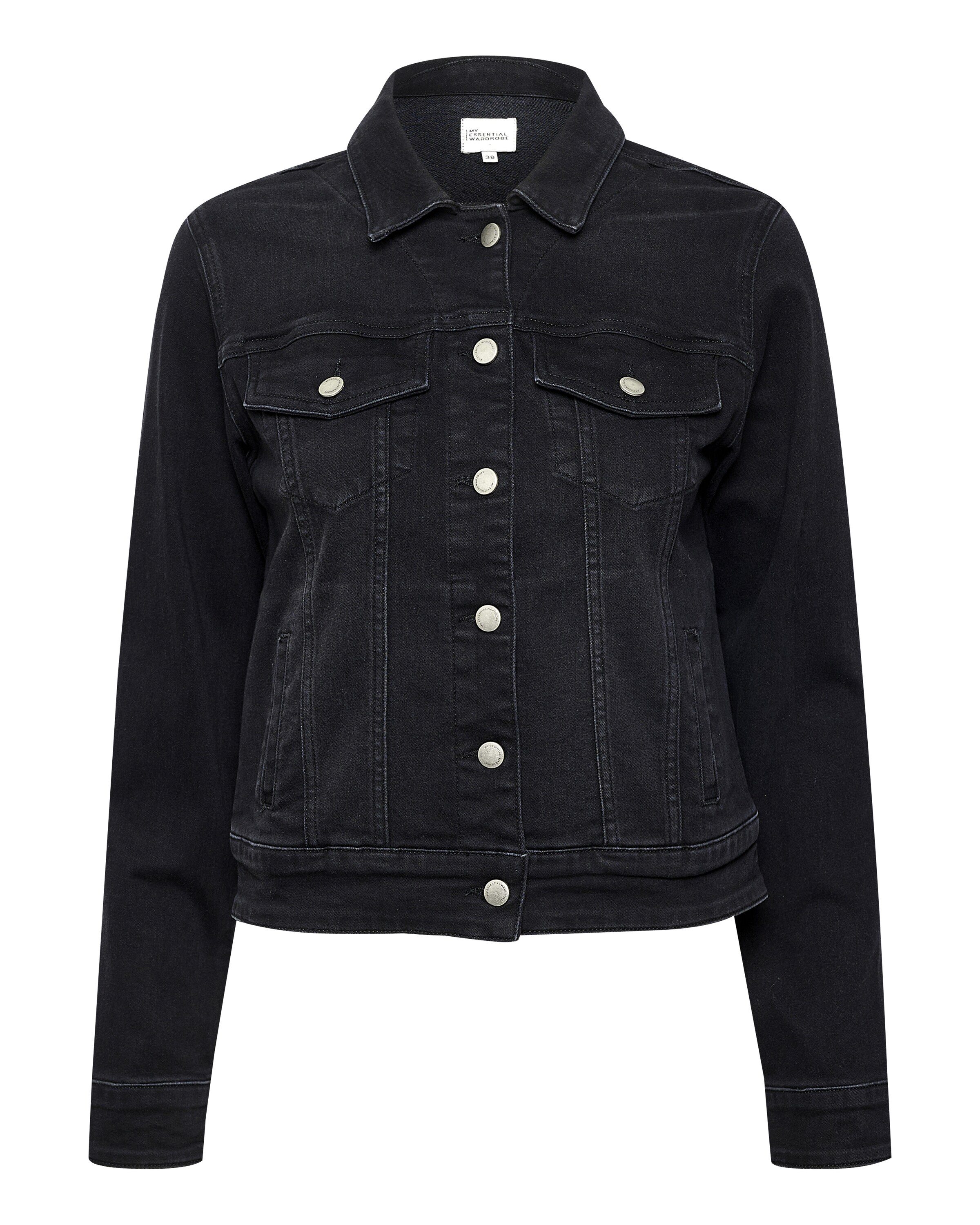 My Essential Wardrobe Übergangsjacke in Schwarz: Vorderseite