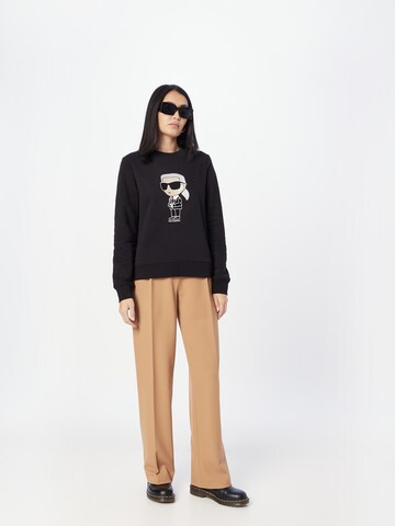 Karl Lagerfeld Sweatshirt 'Ikonik 2.0' in Schwarz