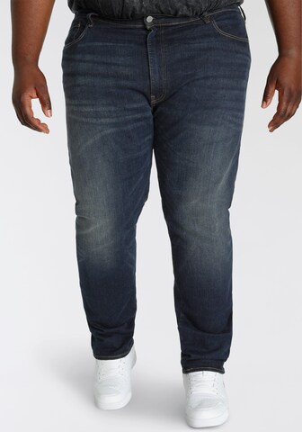 Levi's® Big & Tall Tapered Jeans '502 Taper B&T' i blå: framsida