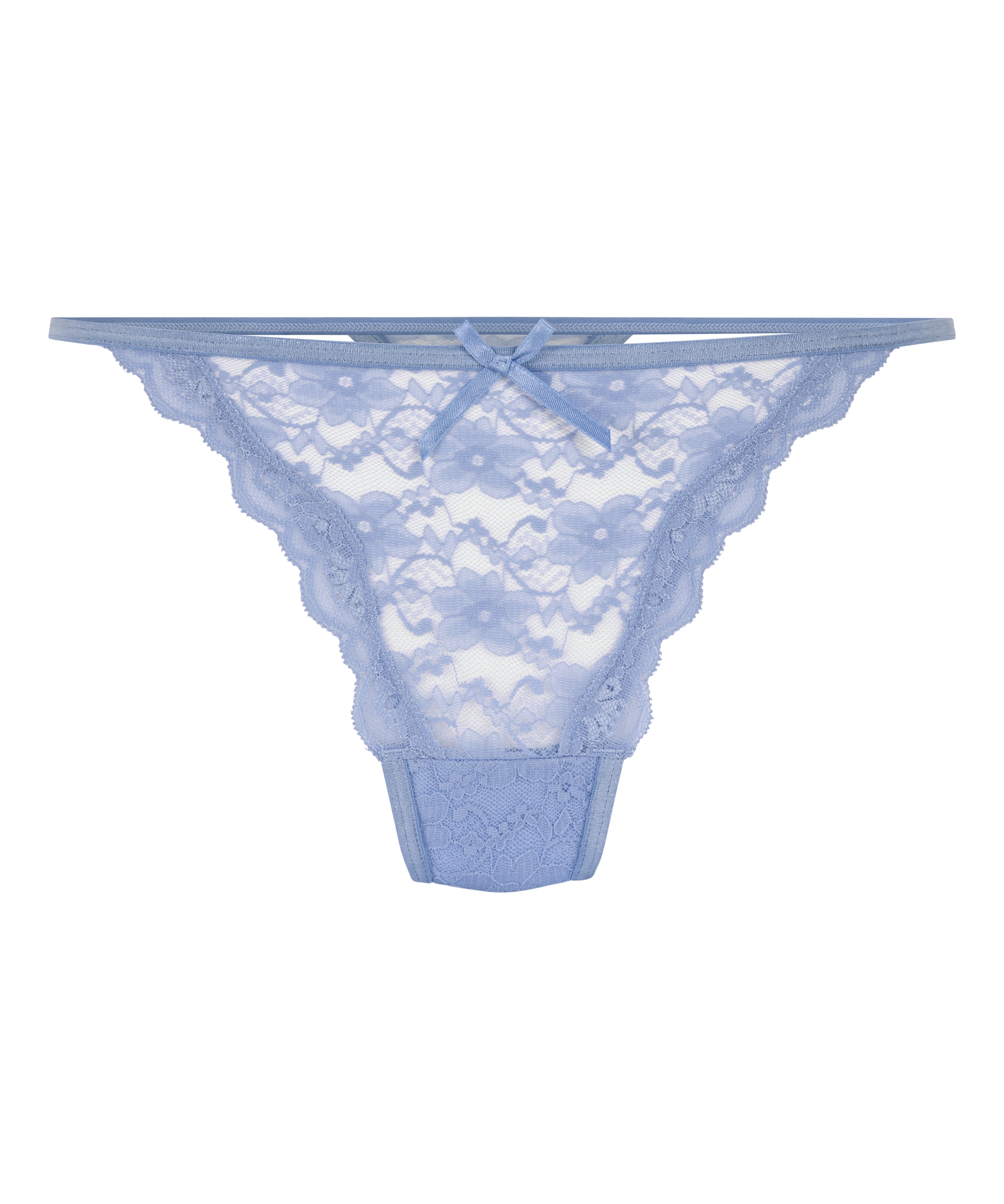 Hunkemöller String in Blauw: voorkant