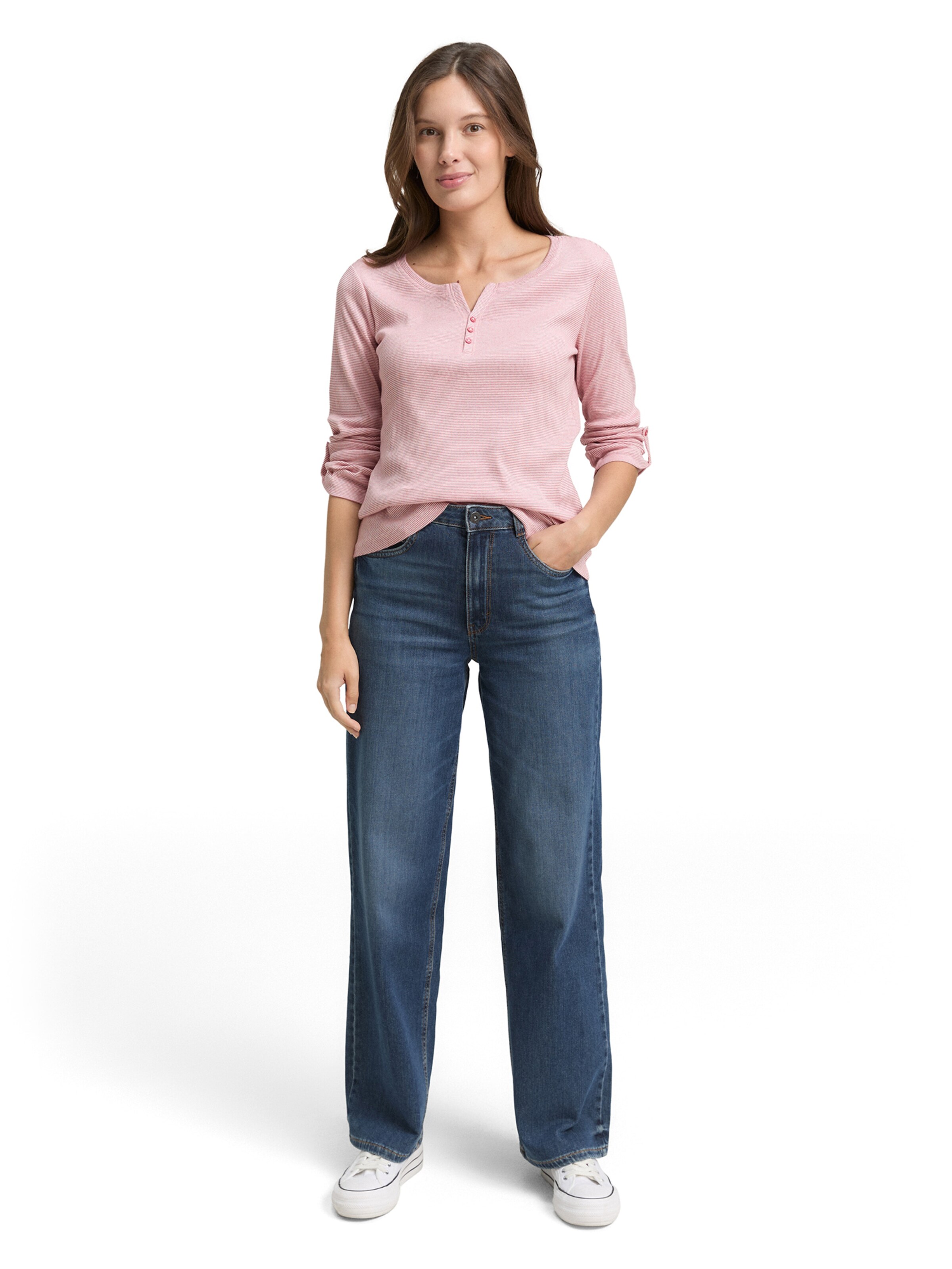 TOM TAILOR Тениска в розово