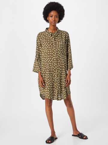 Kaffe Shirt Dress 'Vivian' in Green