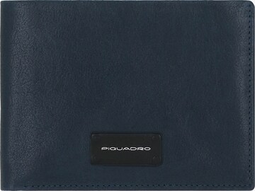 Piquadro Wallet in Blue: front