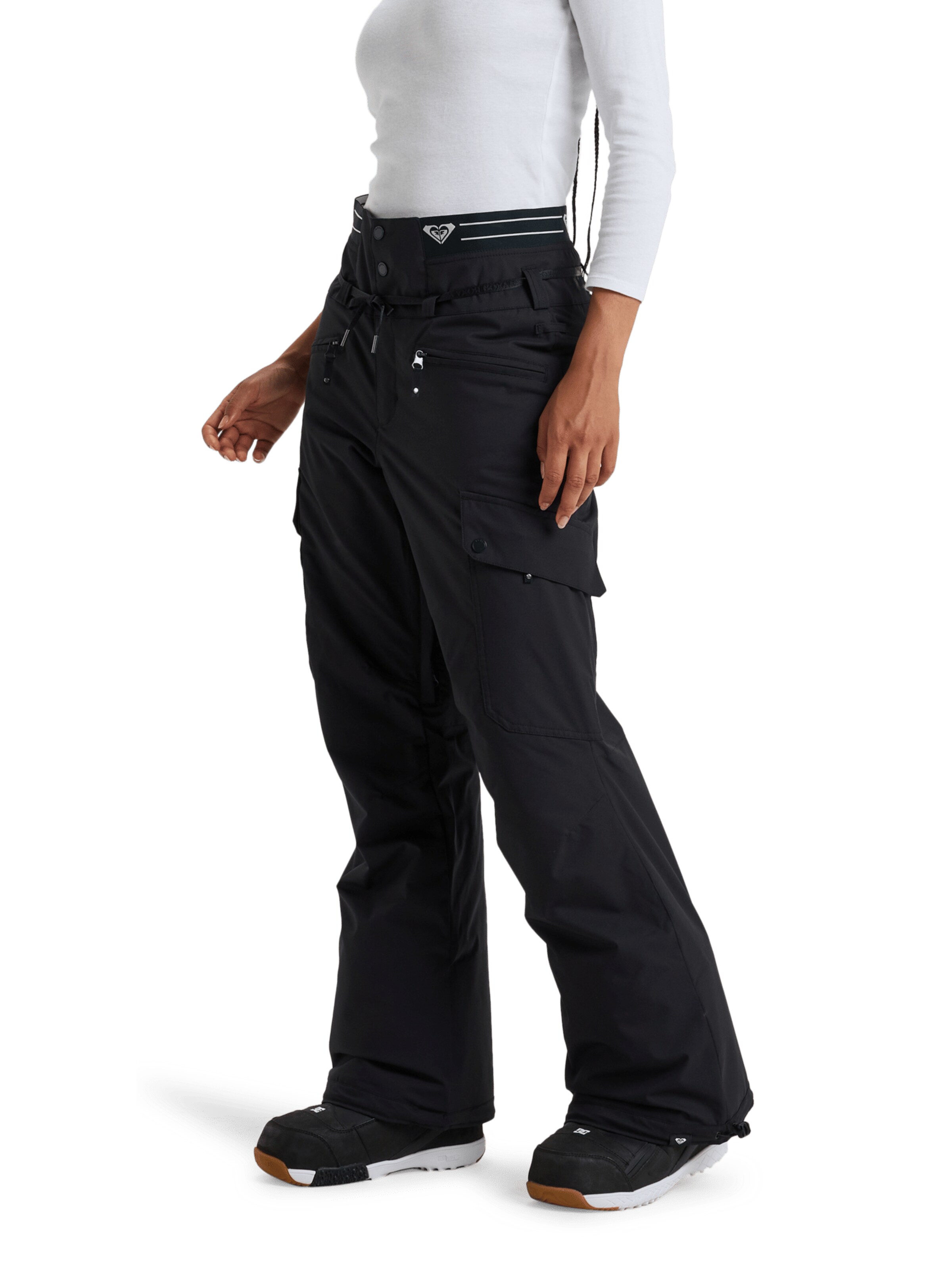 ROXY Regular Outdoorhose in Schwarz