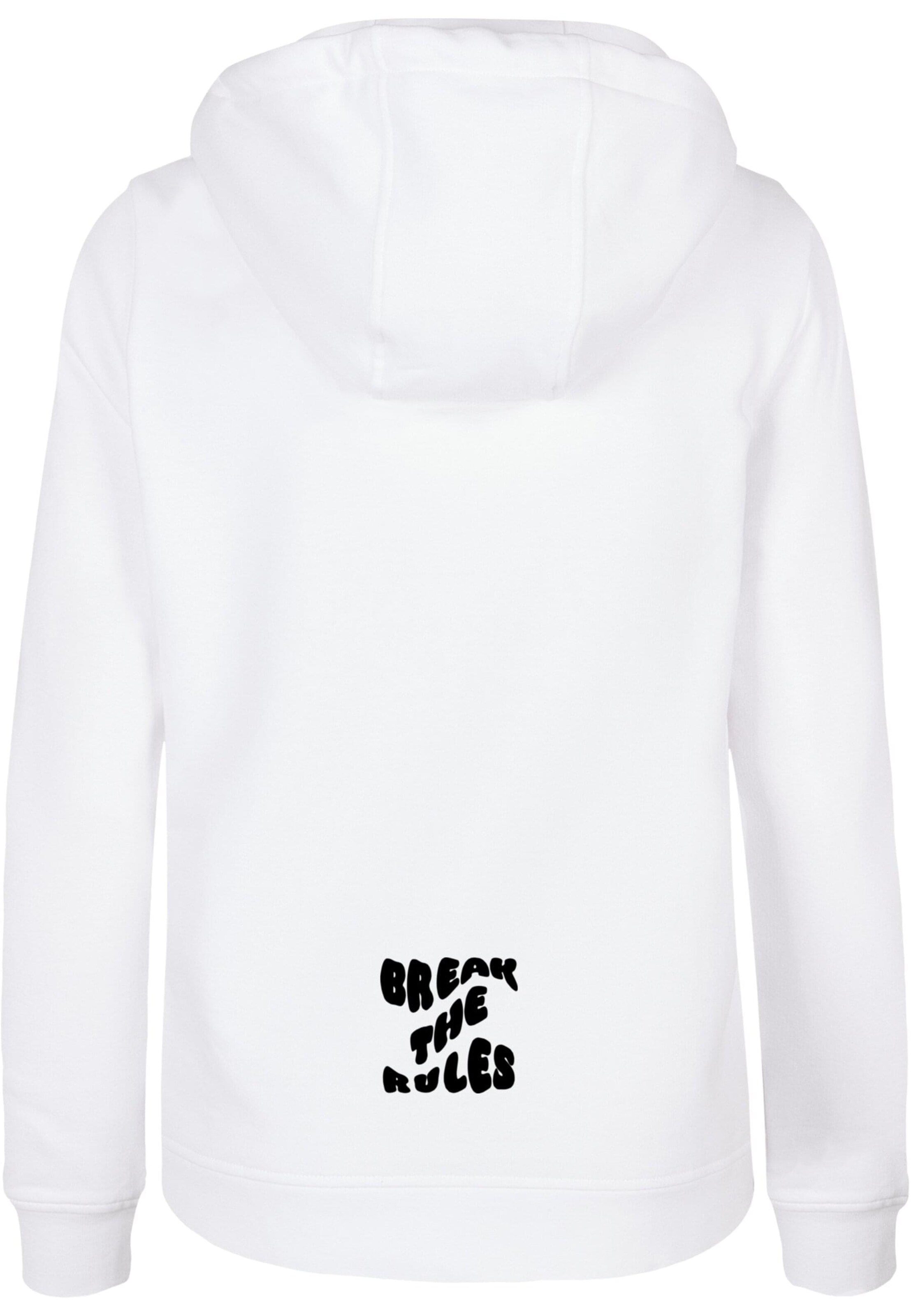 Merchcode Sweatshirt 'Break The Rules' in White