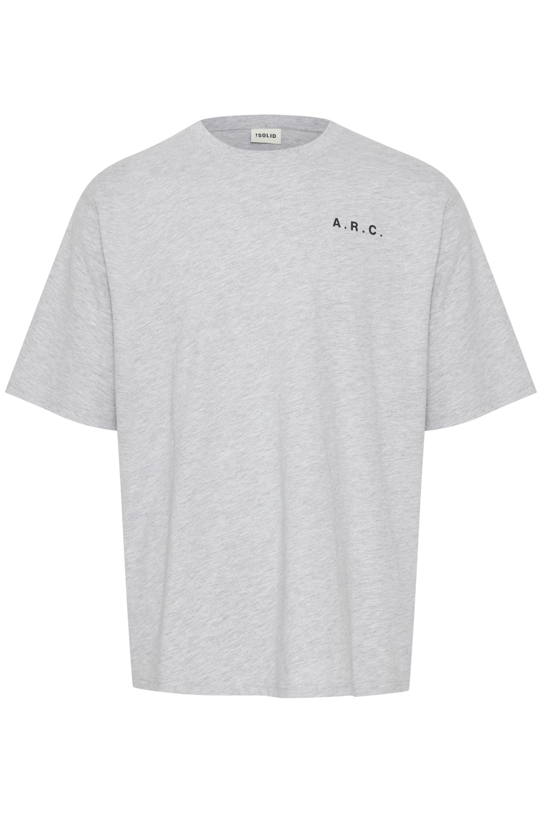 Maglietta 'Elam' di !Solid in grigio: frontale