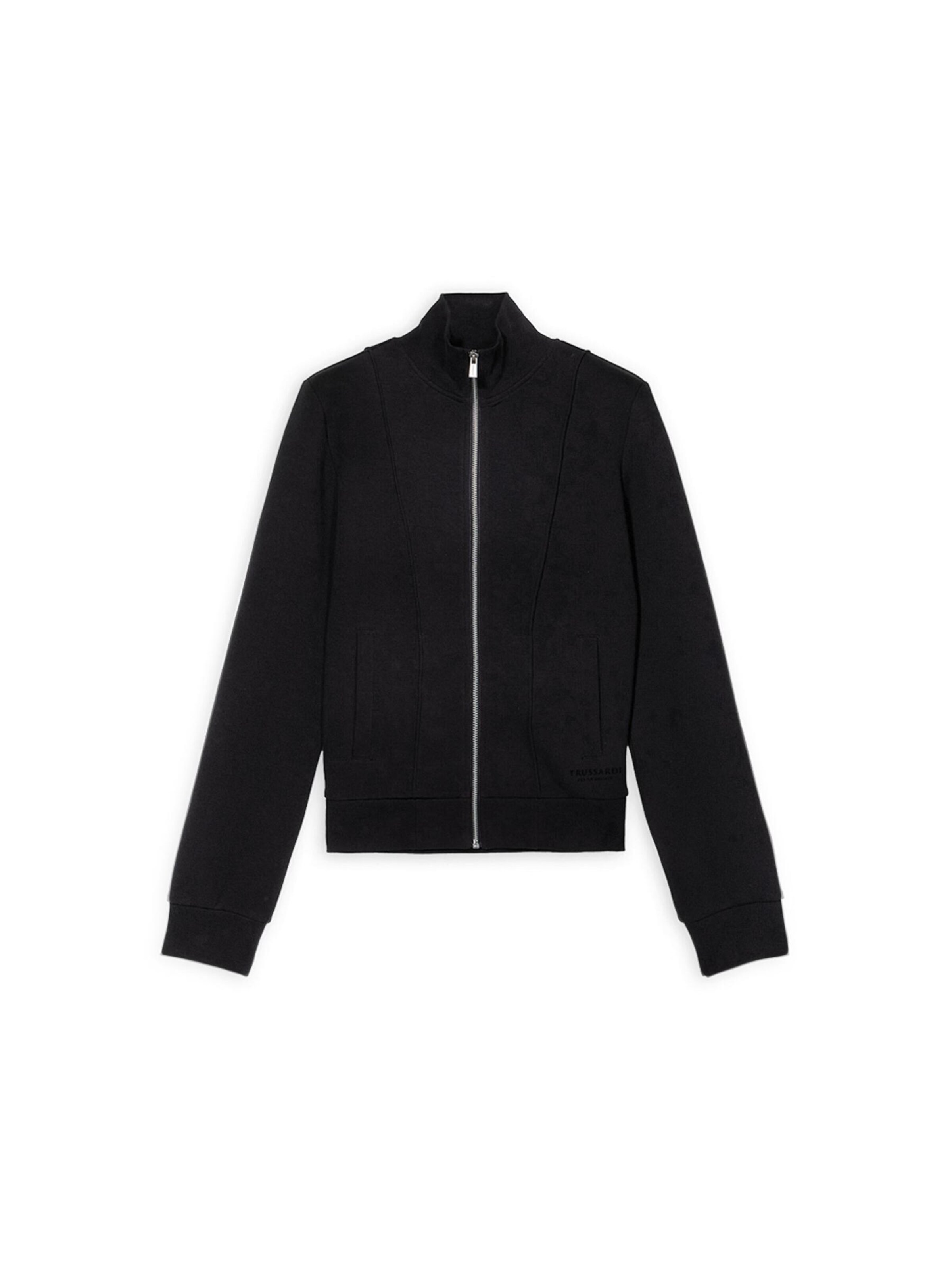 Veste de survêtement Trussardi en noir : devant