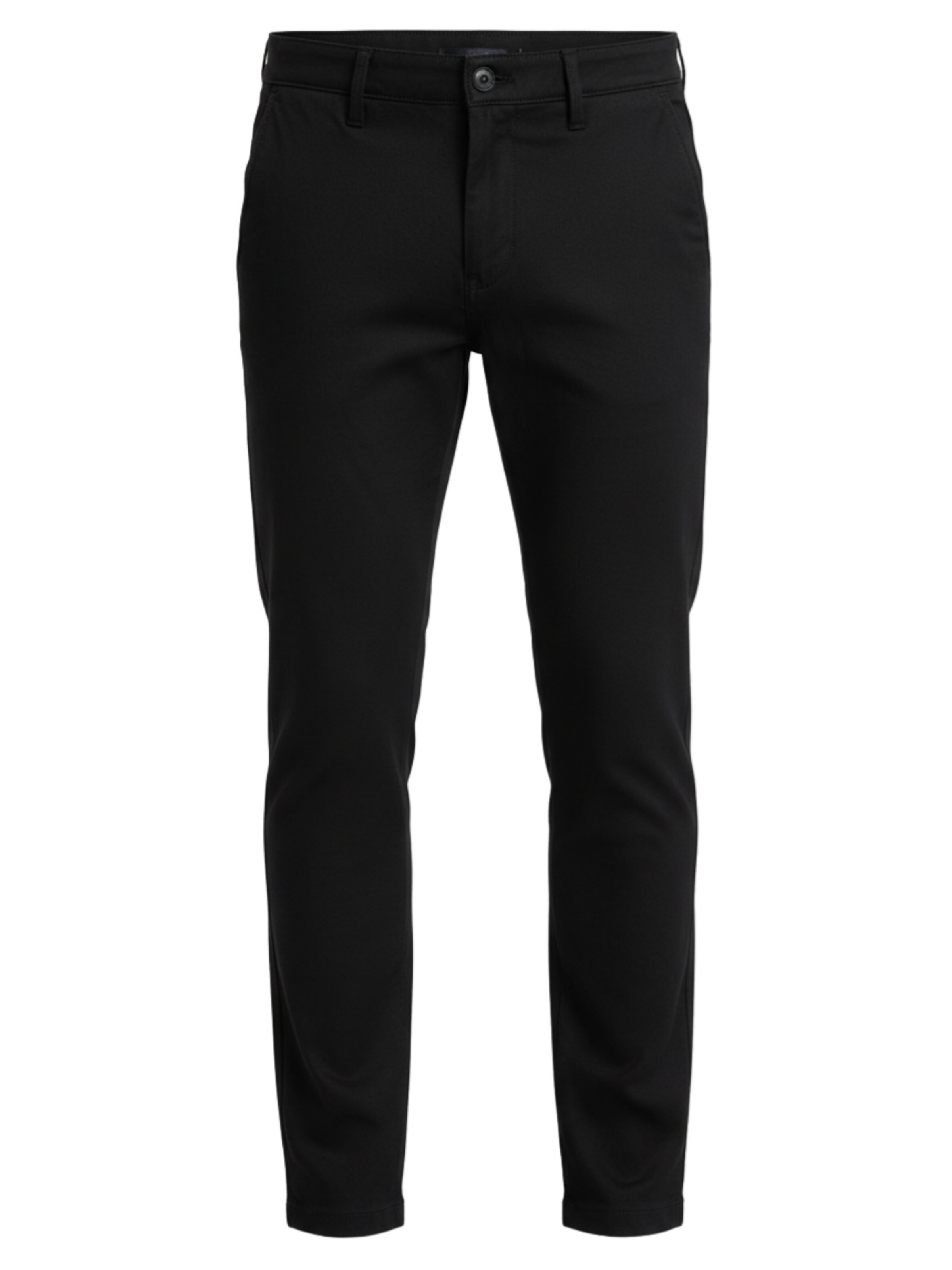 Ombre Slimfit Chinohose in Schwarz: Vorderseite