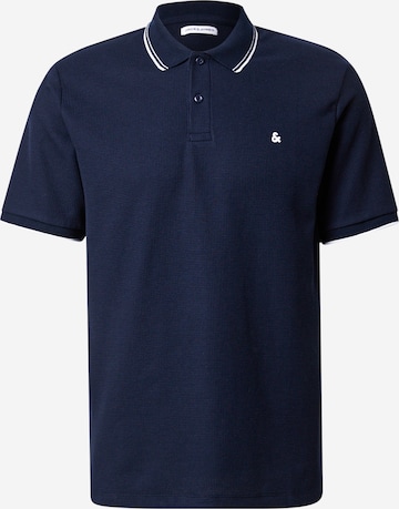 JACK & JONES Poloshirt 'JJEAustin' in Blau: Vorderseite