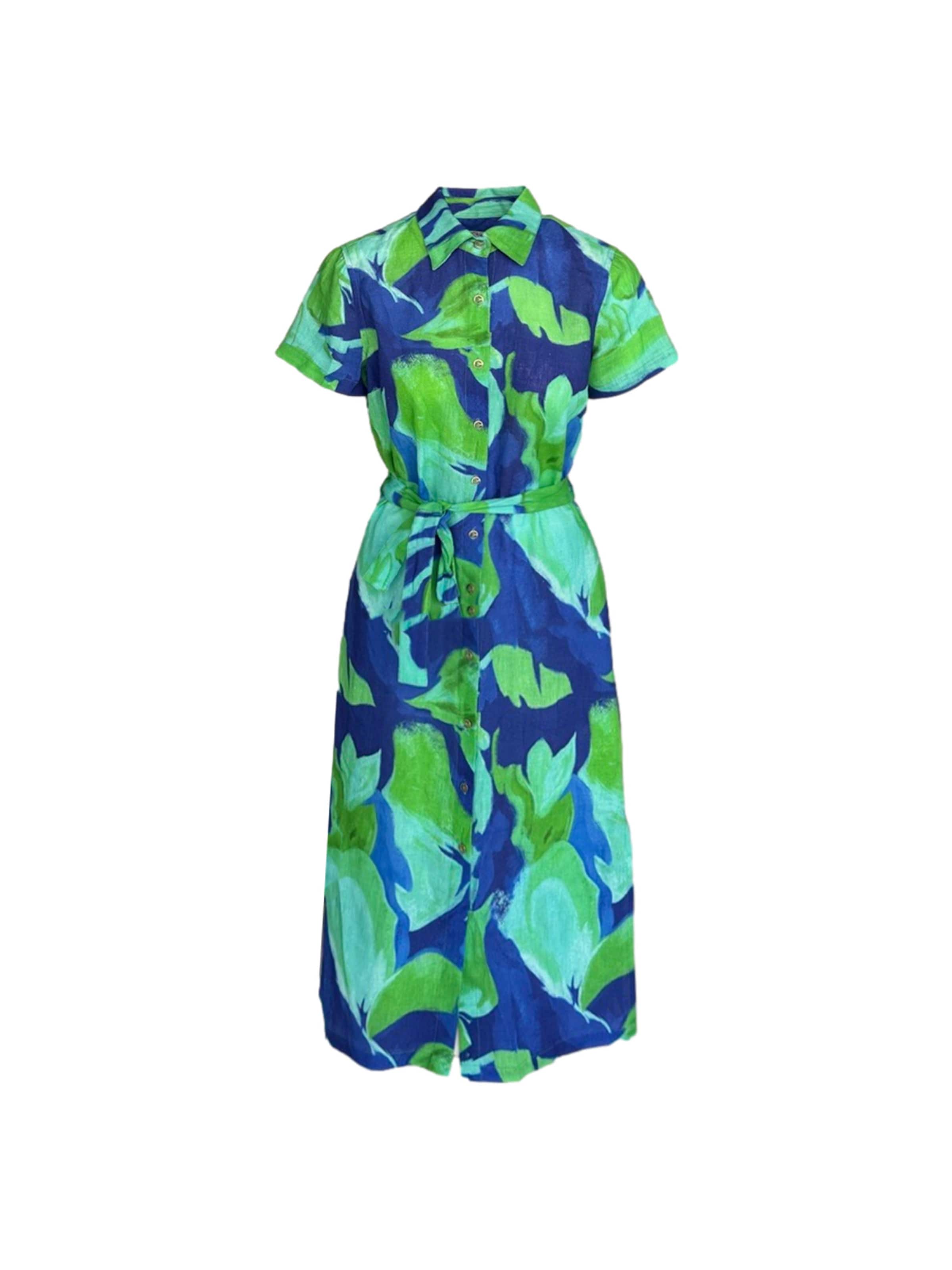 Abito camicia 'Haris' di Haris Cotton in blu: frontale