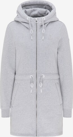 DreiMaster Maritim Between-Seasons Coat in Grey: front