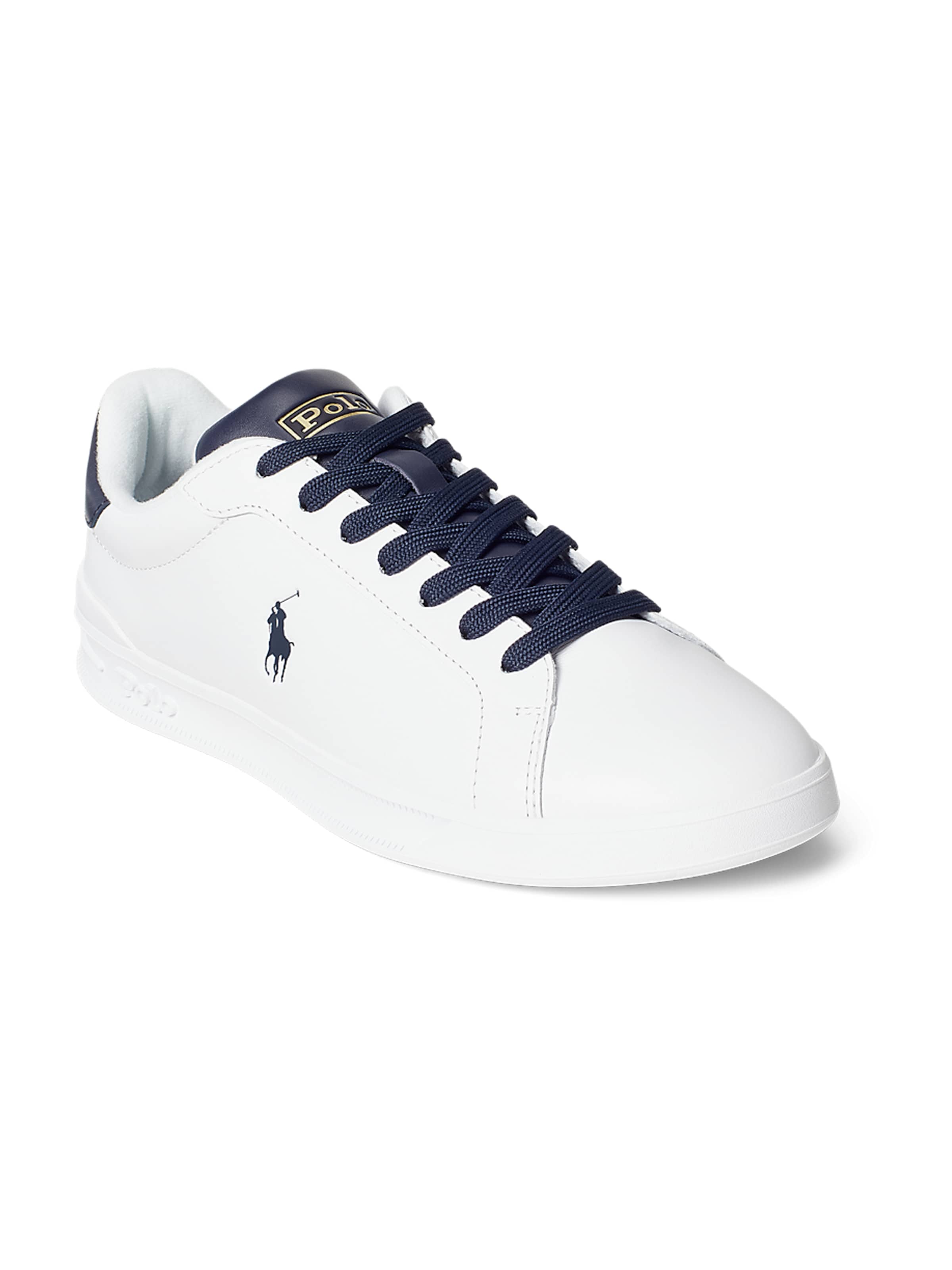 Polo Ralph Lauren Trainers in White: front