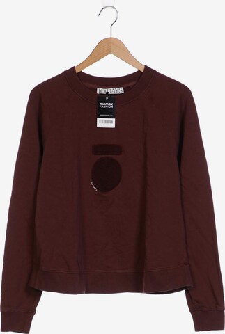 10Days Sweatshirt & Zip-Up Hoodie in XL in Brown: front
