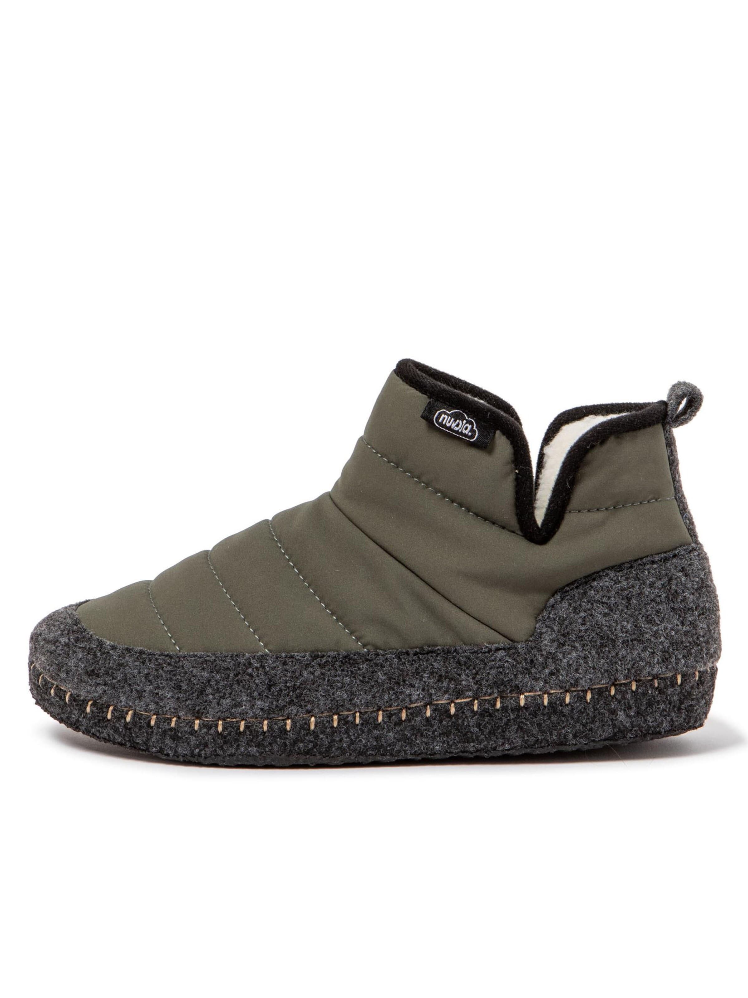Pantoufle 'Boot New Wool' Nuvola. en vert : devant
