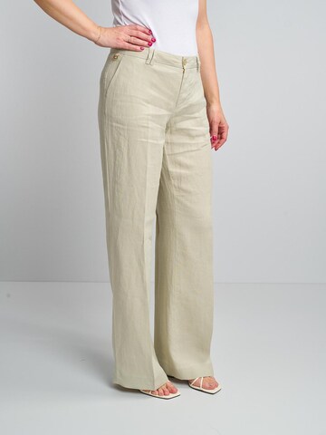 Wide leg Pantaloni per costume tradizionale 'Martha 7692' di W. Wegener in beige: frontale