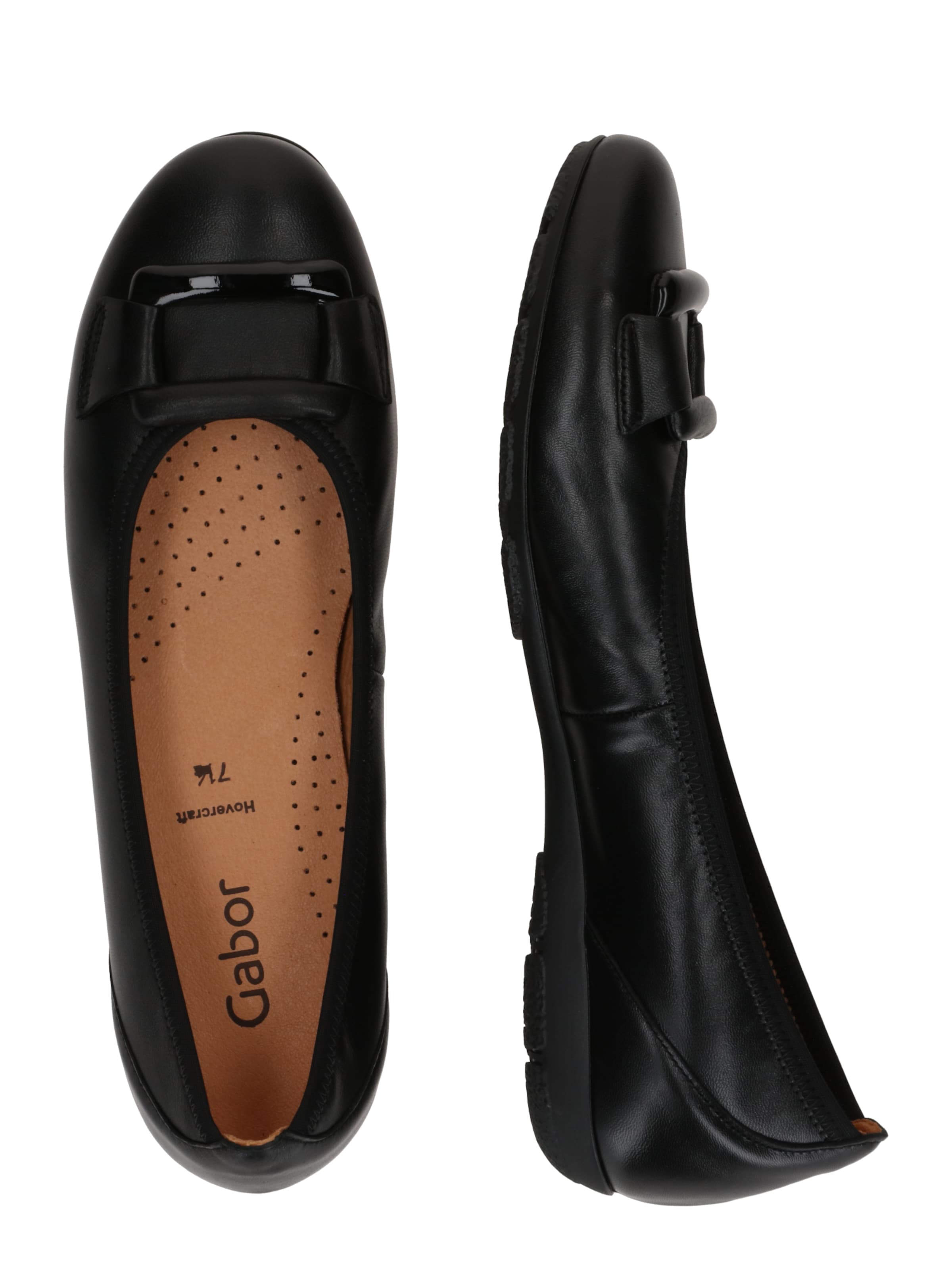 GABOR Ballet Flats in Black