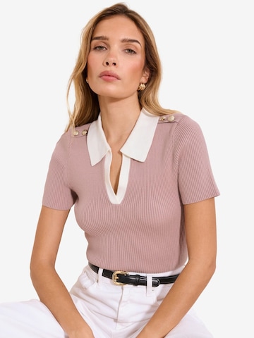 Lipsy Футболка в Бежевый: спереди