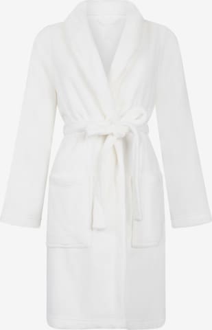 Halat de baie scurt de la Hunkemöller pe alb: față