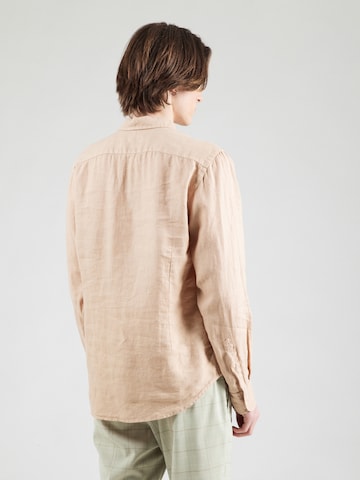 La Martina - Ajuste regular Camisa en marrón: atrás